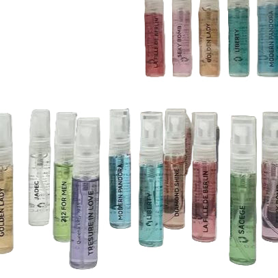 New Mini Sizes of perfume samples 10 ml 5 Pcs