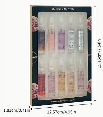 New Mini Sizes of perfume samples 10 ml 5 Pcs