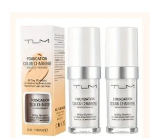 Colour changing foundation makeup SPF 30
